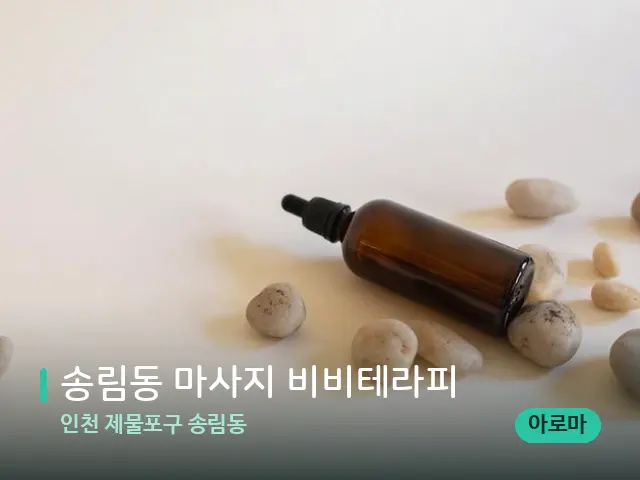 인천 제물포구 송림동 송림동 마사지 비비테라피 — 핫스톤을 올린 관리 장면