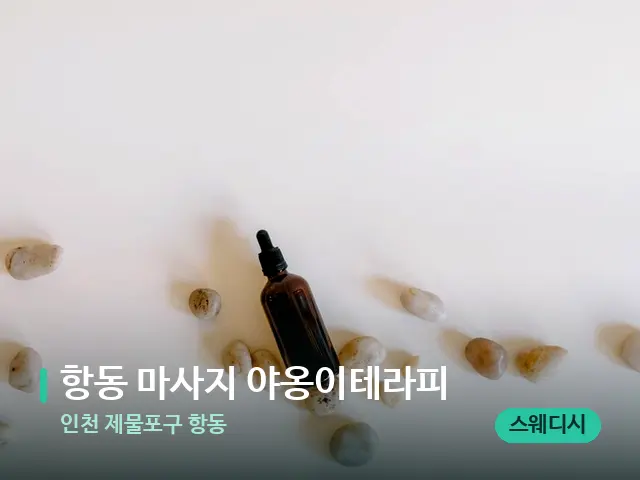 인천 제물포구 항동 항동 마사지 야옹이테라피 — 핫스톤을 올린 관리 장면